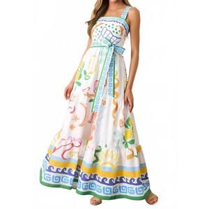 NEW PROSPERINA gemma maxi dress in multi